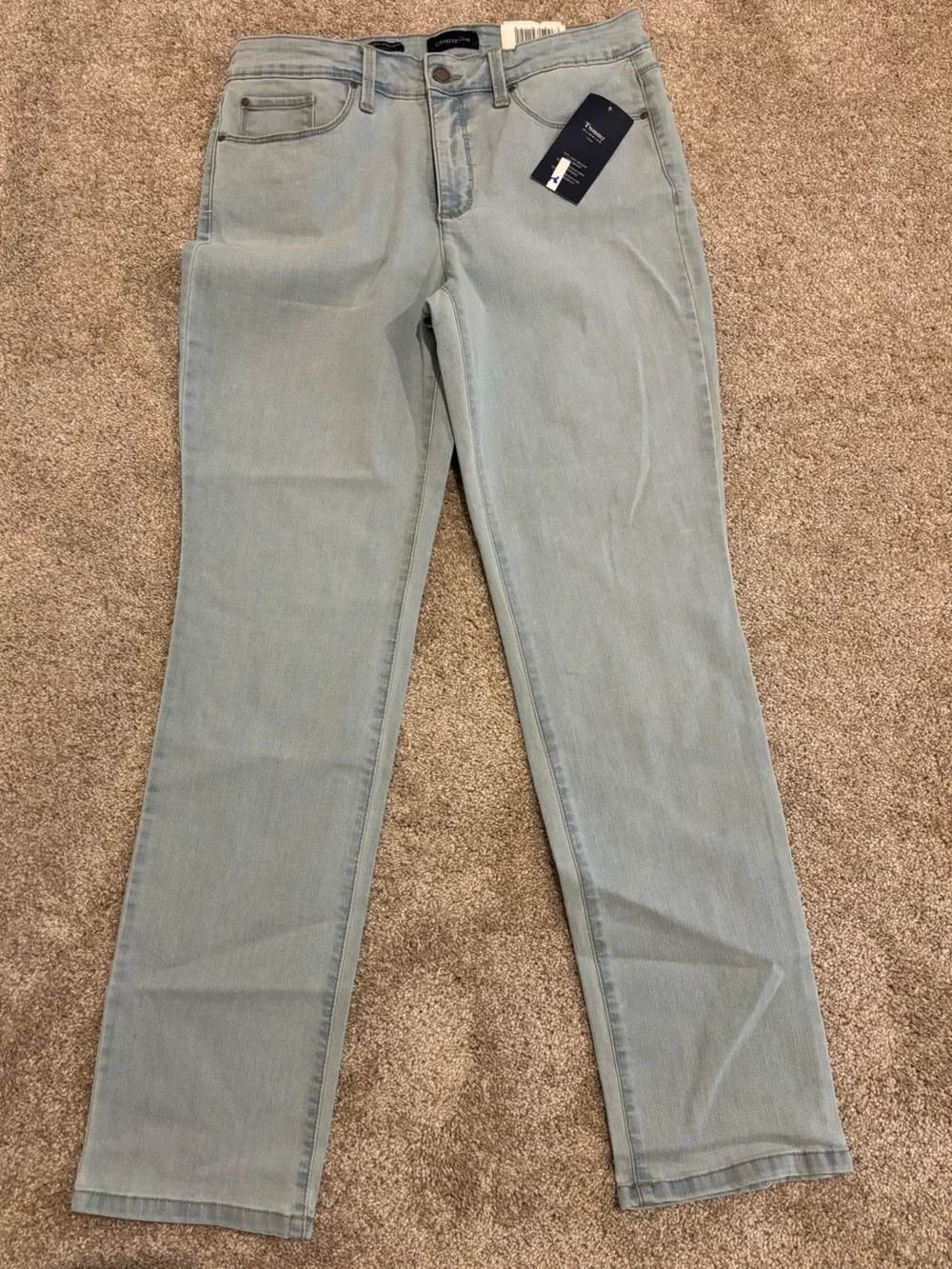 Charter Club Straight Jeans in Light Blue